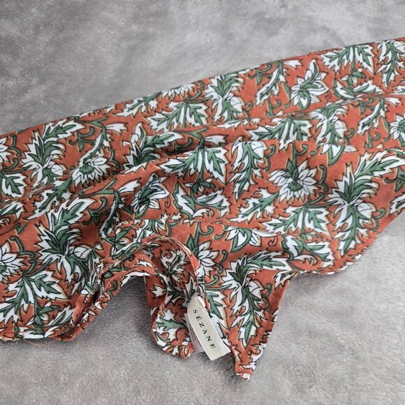 Sézane Multicolor Floral Scarf, Cotton - Picture 1 of 9